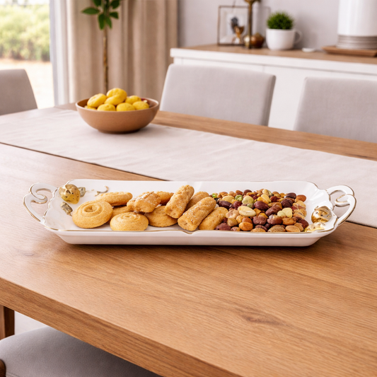 Angela 16" Ceramic Tray - BRD383