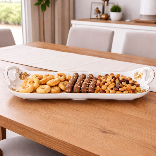 Angela 18.5" Ceramic Tray - BRD384