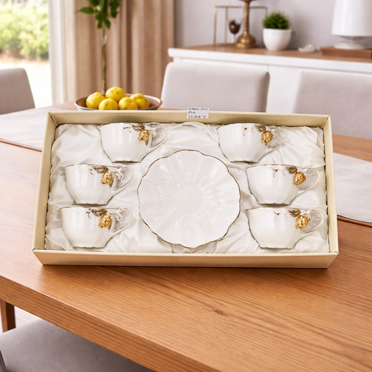 Angela Ceramic Cup Saucer Set -  BRD392