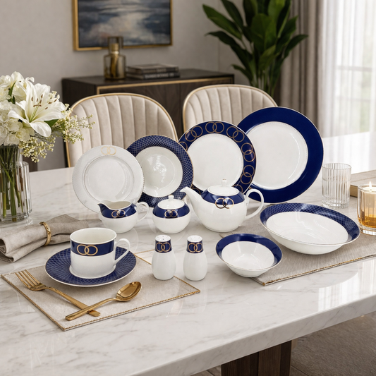 Angela 47 Pieces Ceramic Dinner Set - RM211