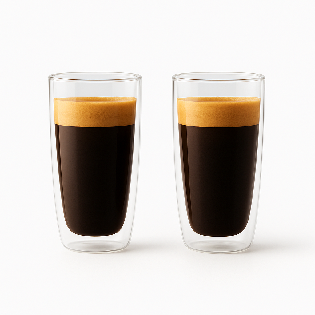 Danny Home 300ml Double Walled Glass - 2Pcs Set