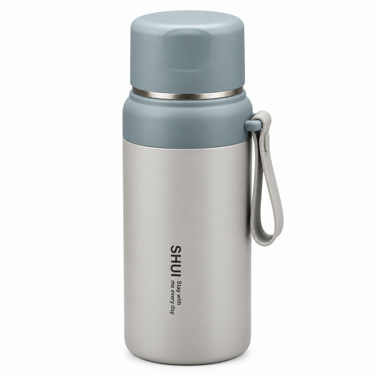 PureSip Vacuum Insulated Thermo Bottle 600ml - Grey