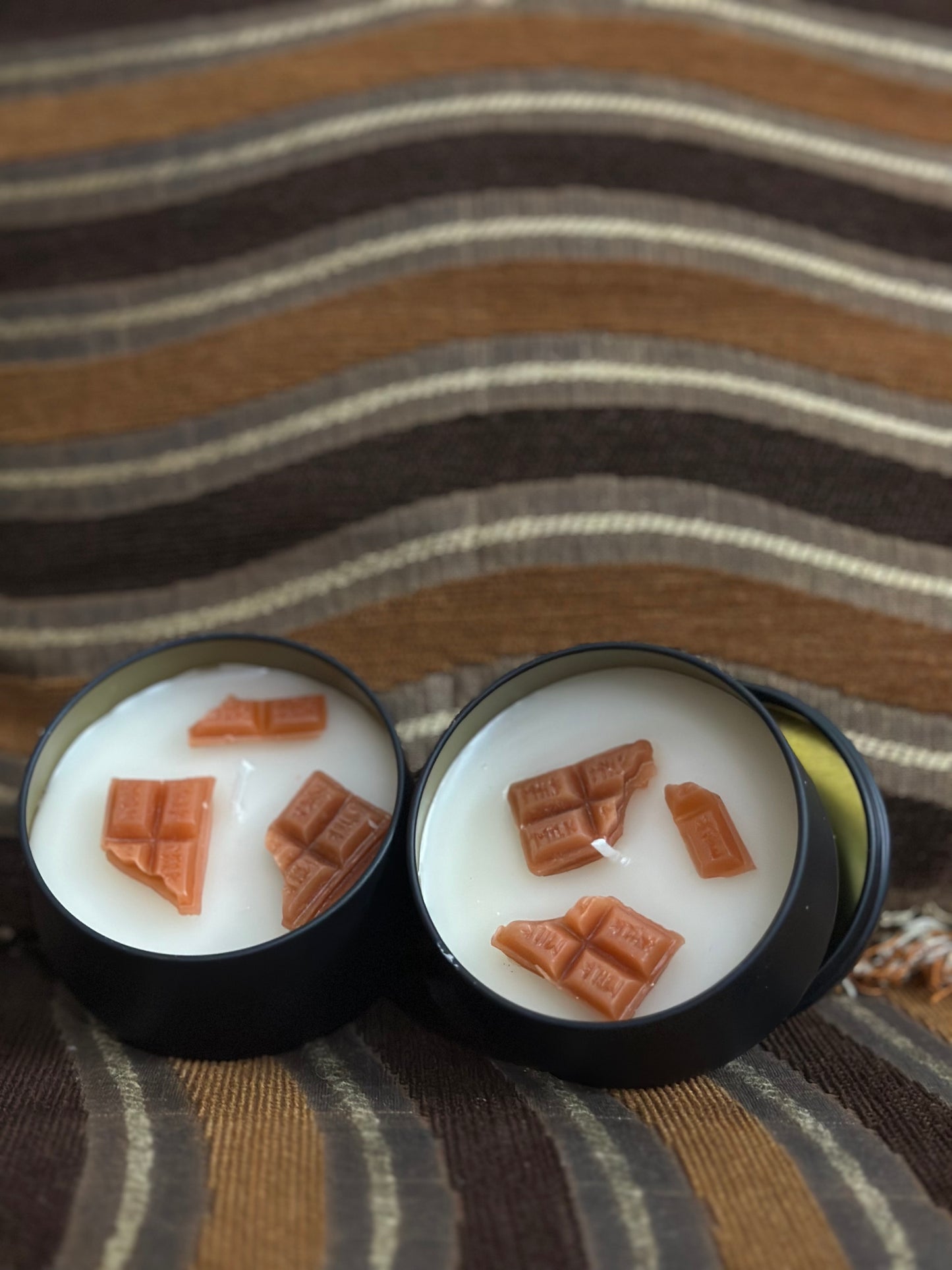 Chocolate Tin Candles