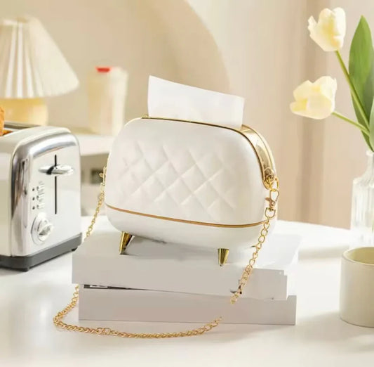 Luxury Purse Style Tissue Box – Elegant Tissue Holder