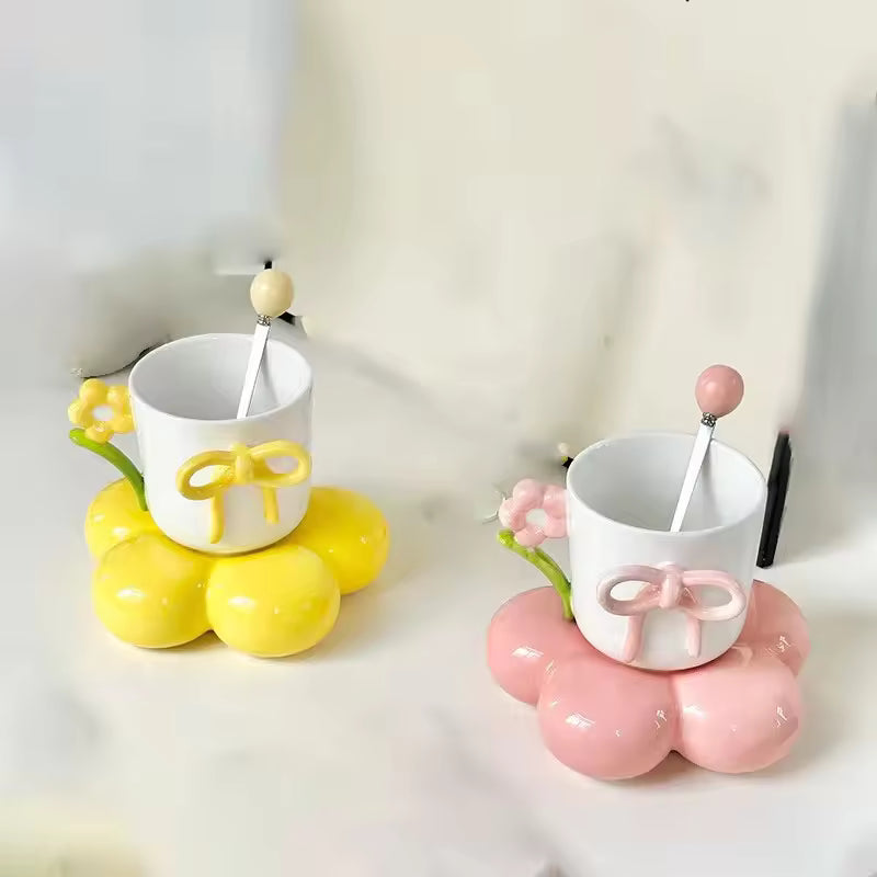 Creative Bow Ceramic Mug