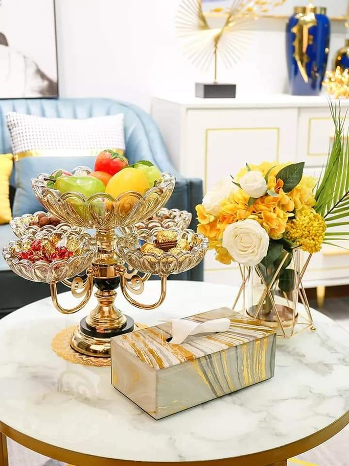 Rotating Dry Fruit Plate Rack