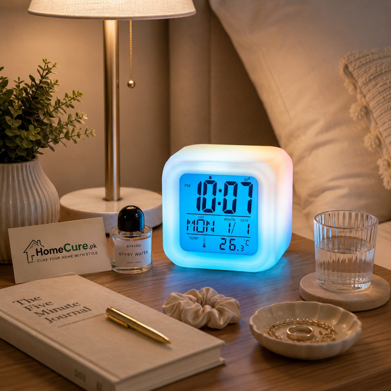 Digital Glowing Alarm Clock