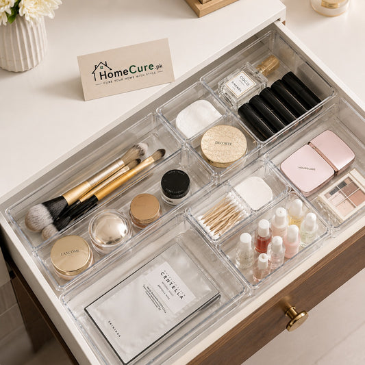 Transparent Drawer Organizer – Clear Multipurpose Storage Box