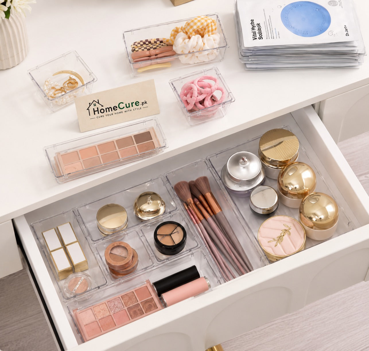 Transparent Drawer Organizer – Clear Multipurpose Storage Box