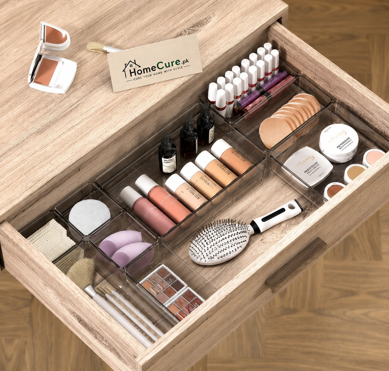 Transparent Drawer Organizer – Clear Multipurpose Storage Box