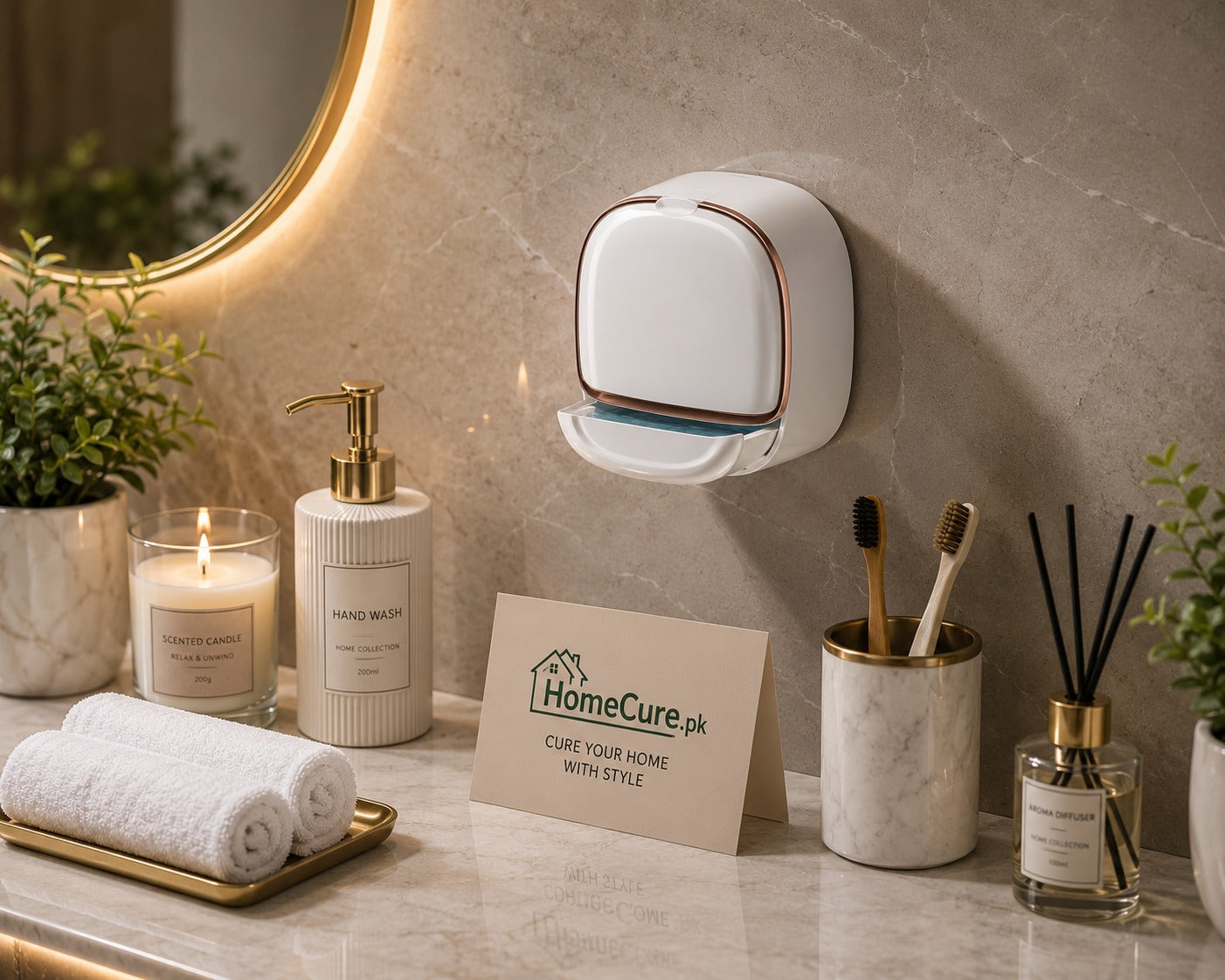 Wall-Mounted Soap Box with Lid | Bathroom Drain Soap Dish Holder