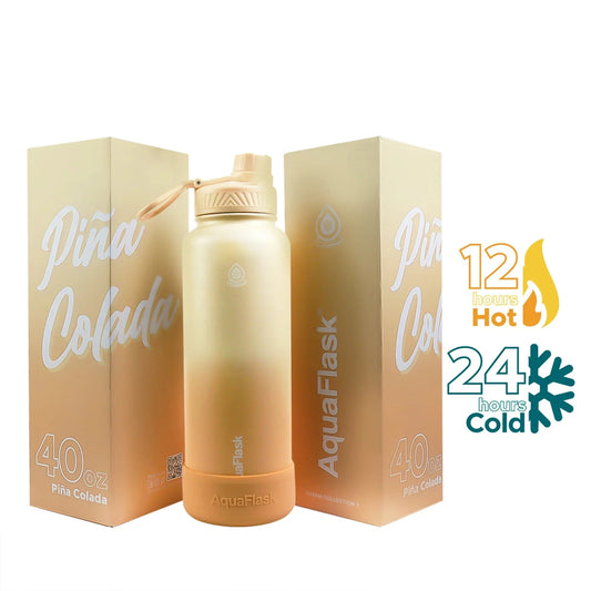 AquaFlask Bottle (40oz) - Pina Colada