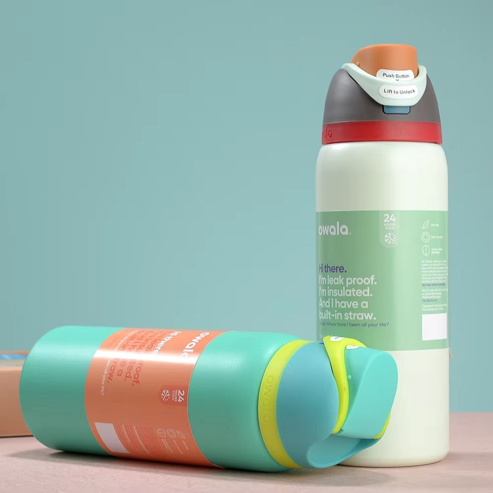 Owala FreeSip Water Bottle - 32oz | White