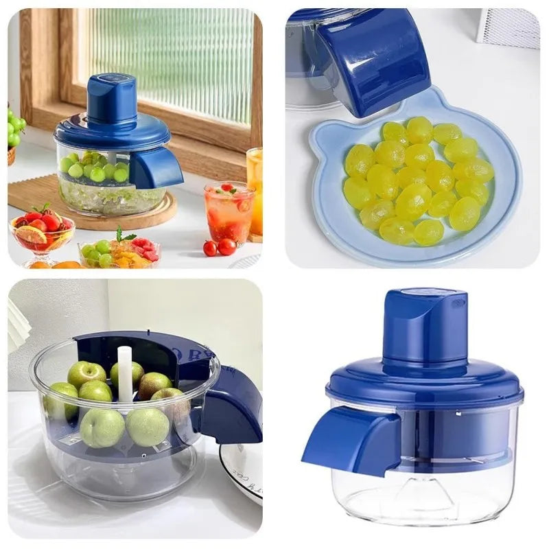 Electric Fruit & Vegetable Peeler – Automatic Hands-Free Peeling for Grapes, Berries & Veggies