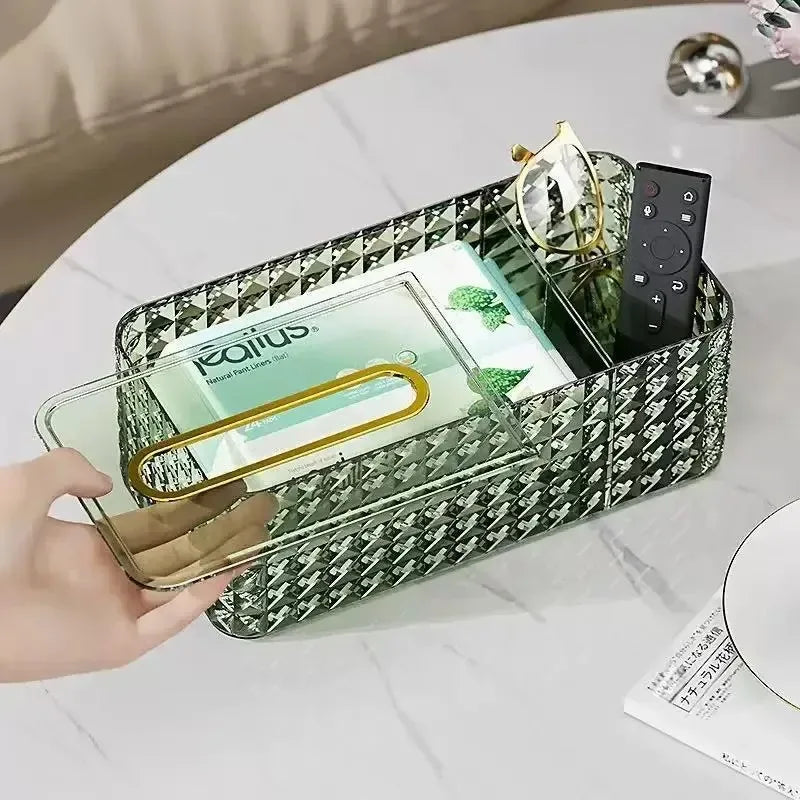 Luxury Minimalist Tissue Box Holder – Decorative Storage