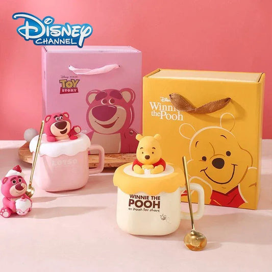 Winnie The Pooh Ceramic Mug Set – Gift Box (Random Design/Each Set)