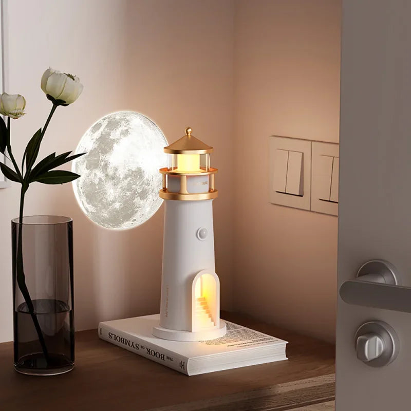 Lighthouse Ambient Light – Moon Projection Lamp