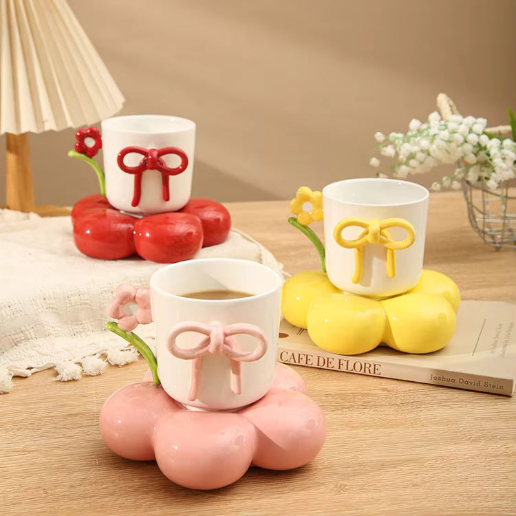 Creative Bow Ceramic Mug