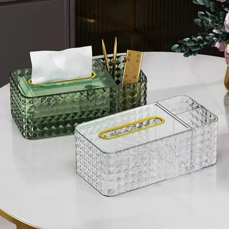 Luxury Minimalist Tissue Box Holder – Decorative Storage