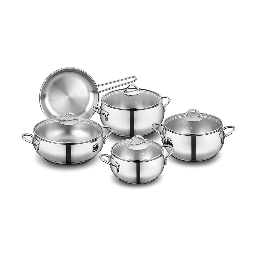 Korkmaz Tombik 9 Piece Cookware Set