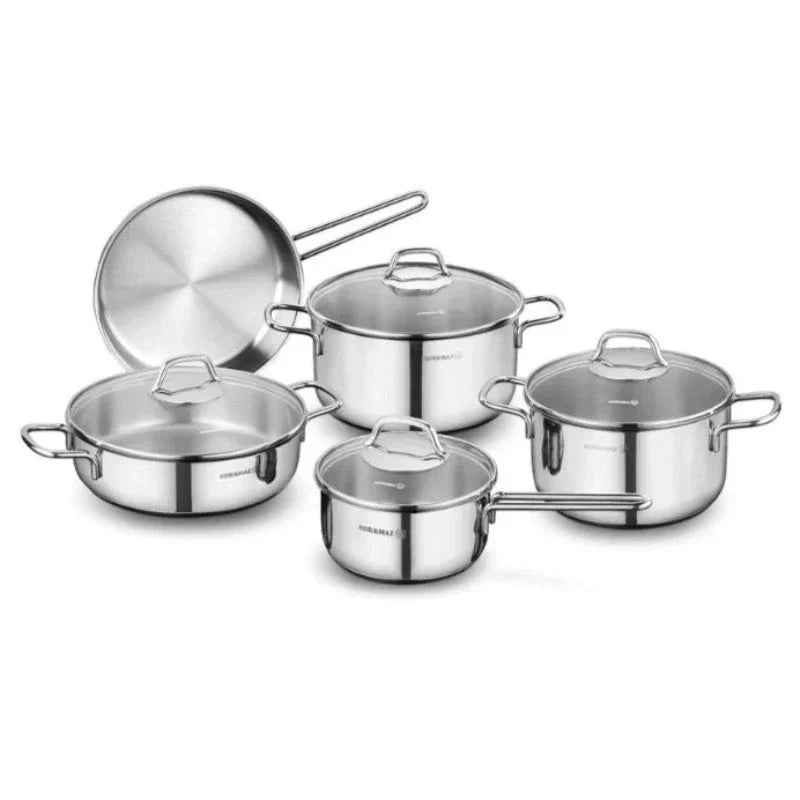 Korkmaz Perla 9 pcs. Cookware Set