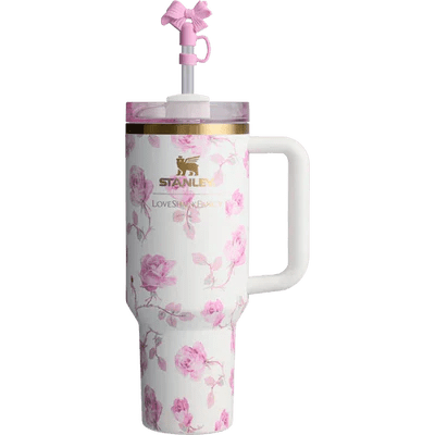 The Stanley x LoveShackFancy Quencher | 40 OZ | Ribbon Rosa - Gift Box