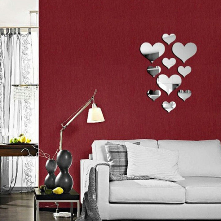 D Acrylic Décor Mirror Wall Sticker for Dining Room Wall Décor