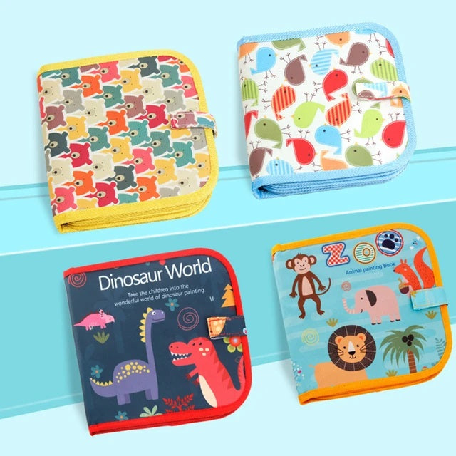 Kids Erasable 6 Side Doodle book