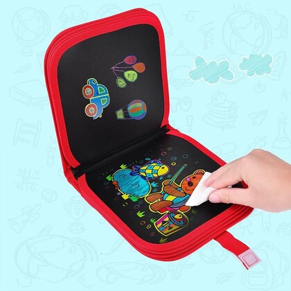 Kids Erasable 6 Side Doodle book