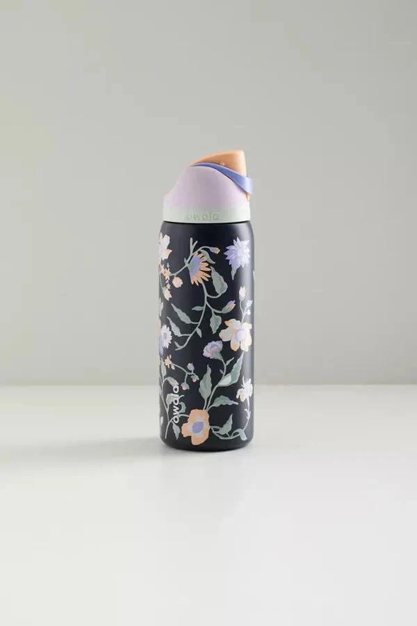 Owala FreeSip 32oz Water Bottle – Midnight Garden Floral