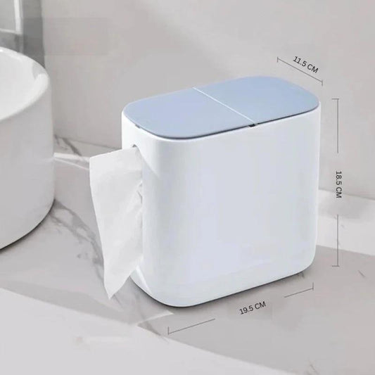 Ecoco Integrated Tissue & Trash Bin – Modern Desktop Utility