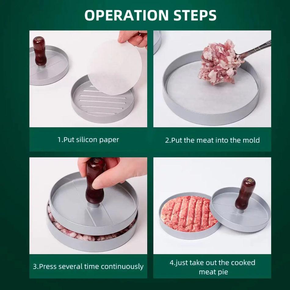 Ultimate Hamburger Meat Press & Patty Maker Kit