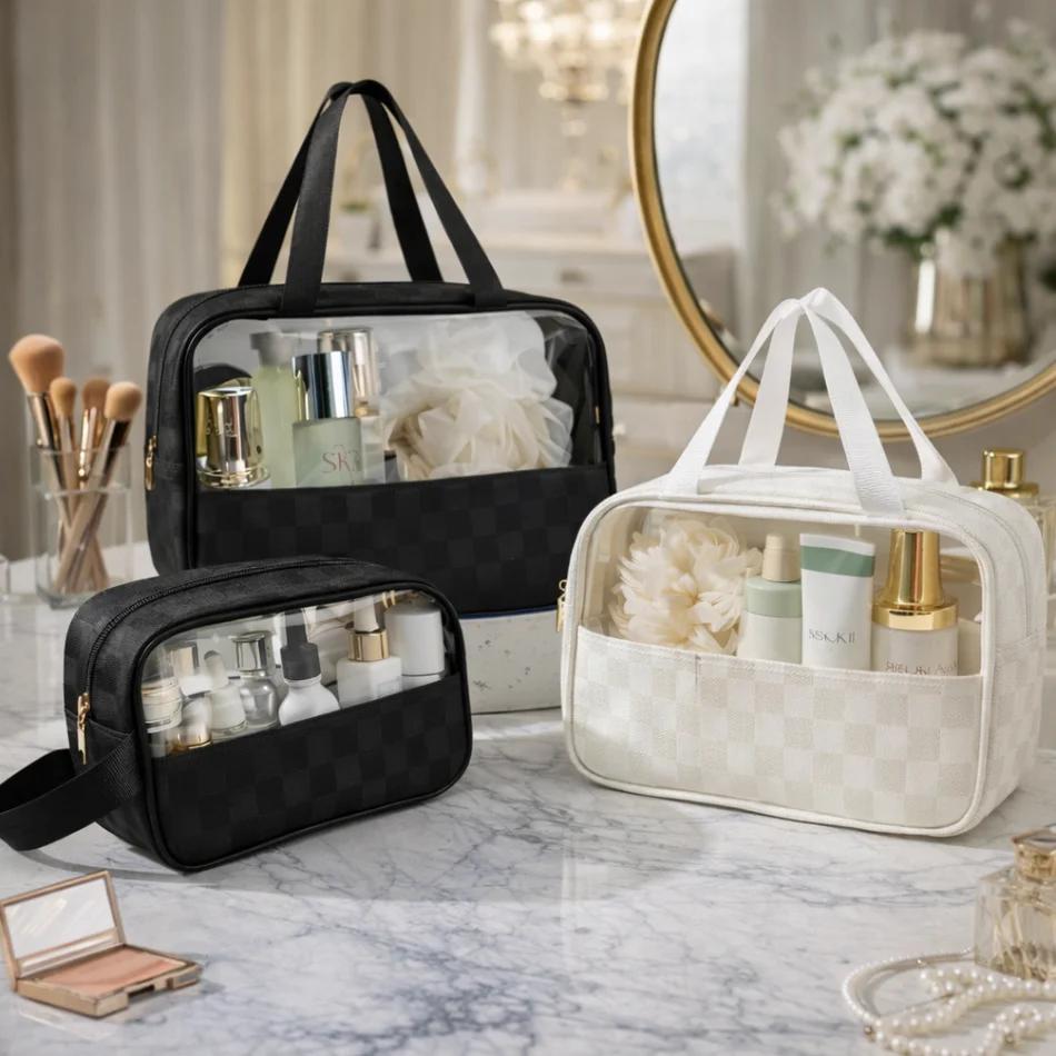3-Piece High-Visibility Travel & Essentials Pouch Set