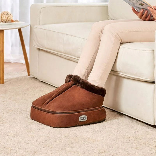 Winter Heated Massage Boots & Electric Foot Warmer