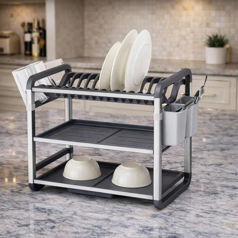 Binca Premium 3-Tier Dish Stand Countertop Drainer