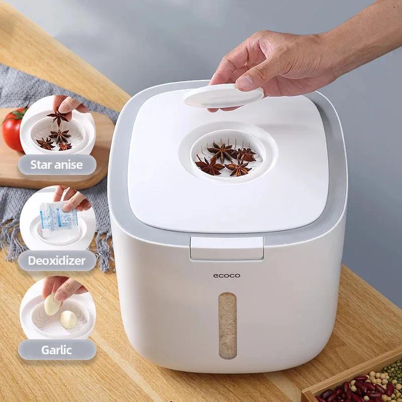 Ecoco 5kg Rice Storage Box Airtight Kitchen Container