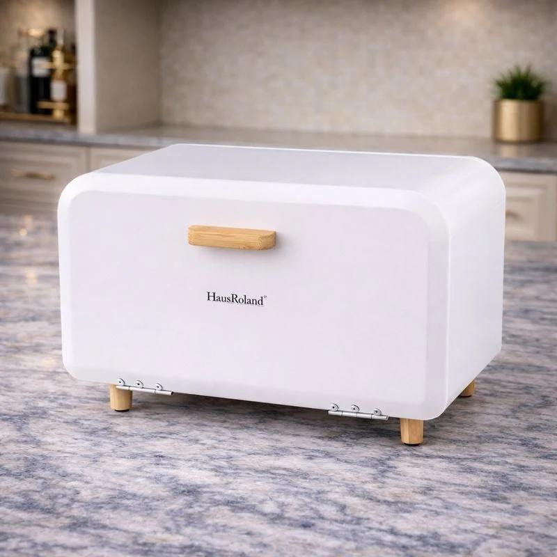 Luxury Steel Bread Box Kitchen Storage Container