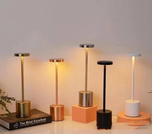 Modern LED Touch Lamp – Rechargeable Minimalist Bedside Light
