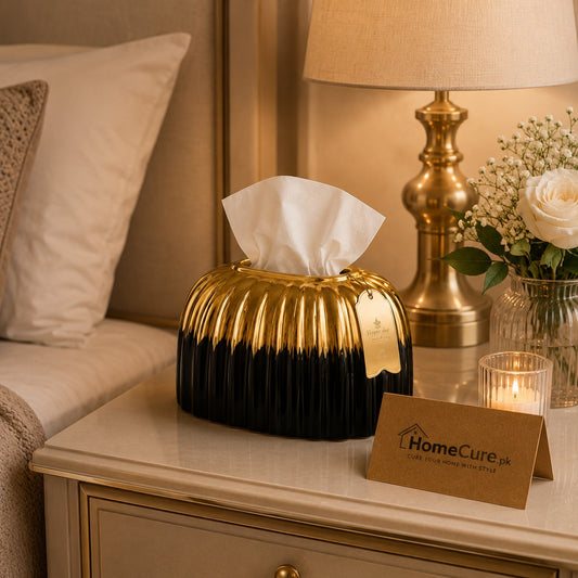 Premium Ceramic Tissue Holder for Home & Office