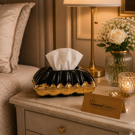 Luxury Vanity Tissue Box Holder for Home Décor