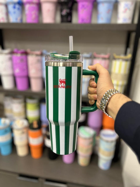 The Quencher H2.0 Flowstate™ Tumbler | 40 OZ - Emerald Cabana Gloss