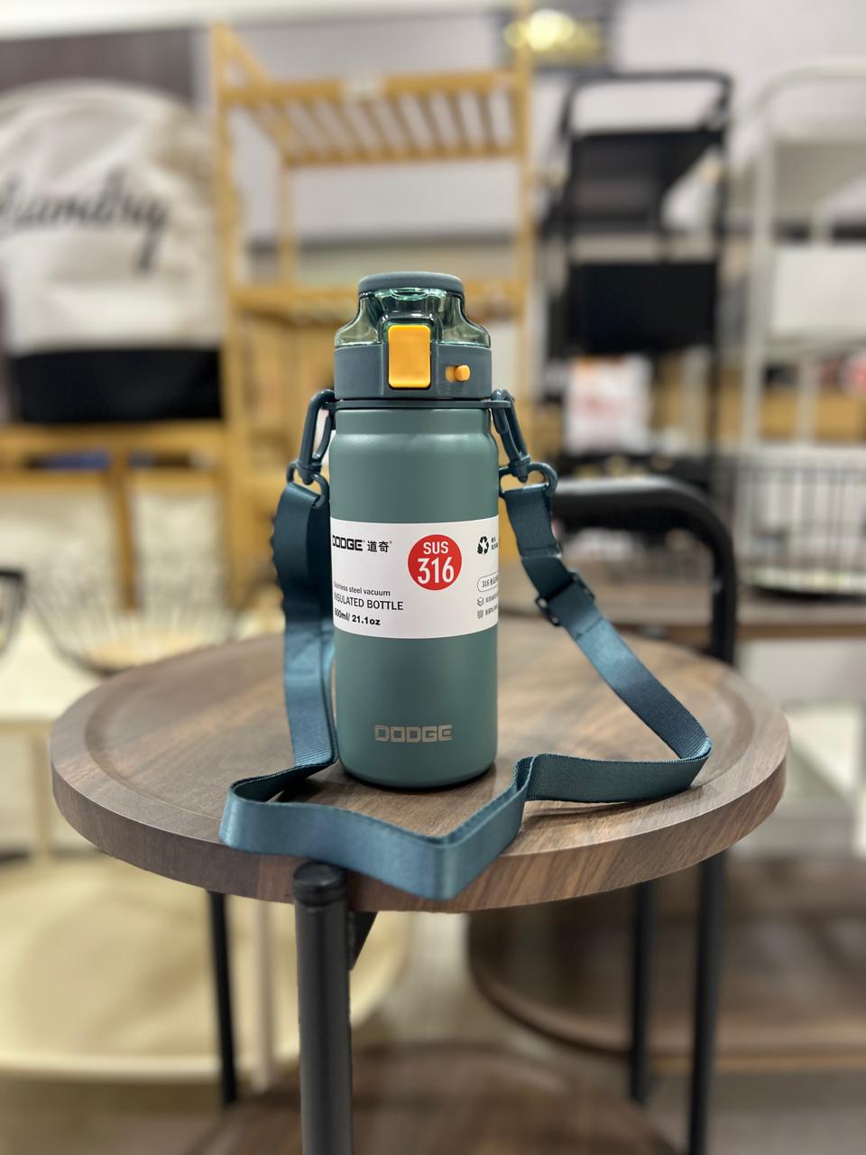 Dodge 600ml Extraordinary Sports Thermos Cup | Teal Green