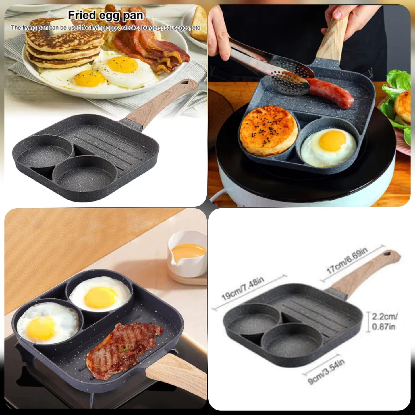 nonstick portion frying pan