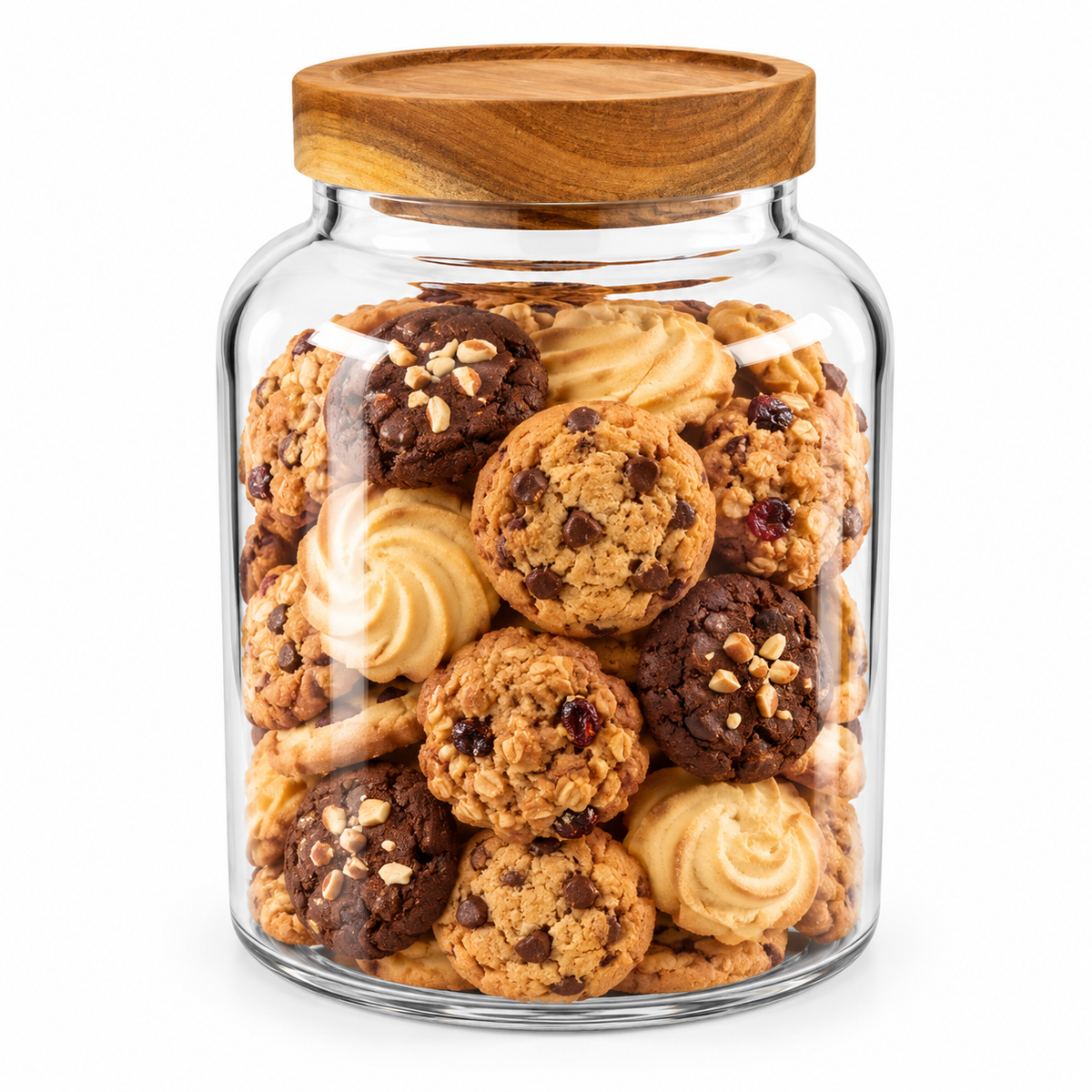 Glass Jar Burney Clear | 2000ml