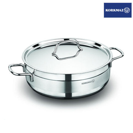 Korkmaz Alfa Low Casserole 24x8 cm / 3.5 l.