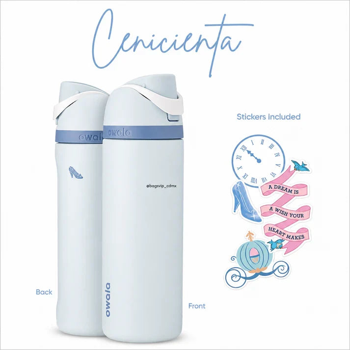 Owala 24oz Disney Princess Edition Insulated Water Bottle – Limited Collection