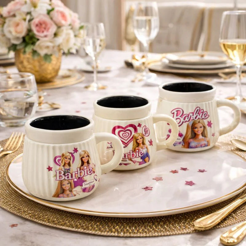 Ceramic Mug - Aesthetic Pink Barbie Coffee Cup