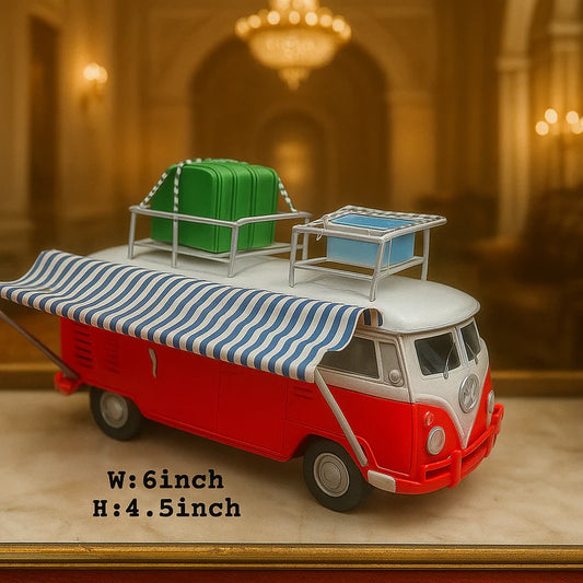 Metal Bus Model Showpiece – Vintage Decorative Art