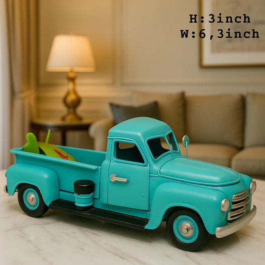 Metal Jeep Model Showpiece – Vintage Home Decor