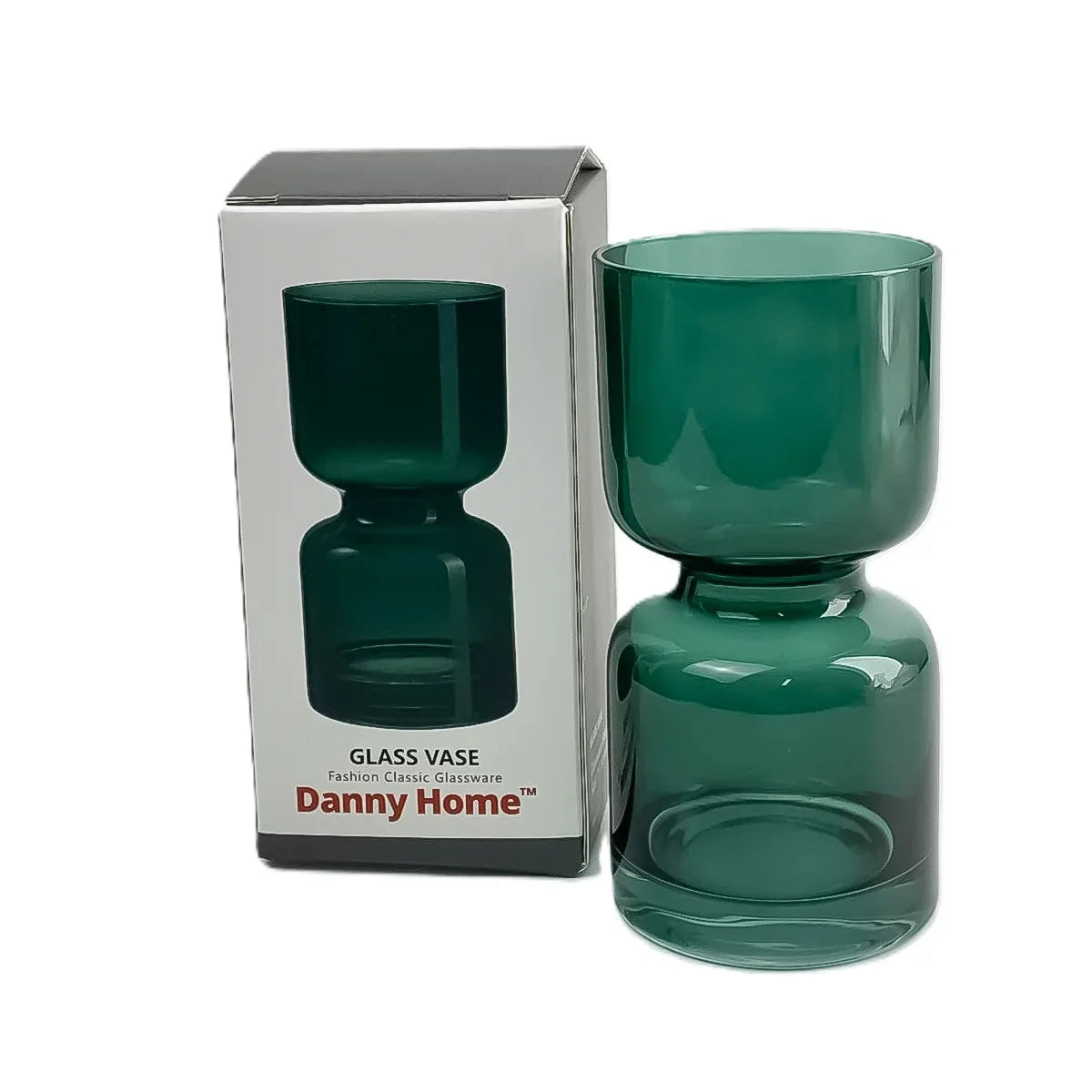 Elegant Glass Decorative Vase – 6.9cm | Stylish Flower Vase